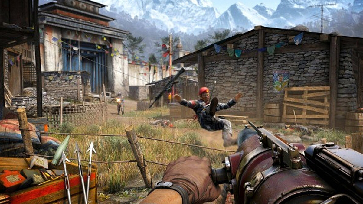 Освобождение аванпоста в FarCry 4, в окрестностях Гималая 