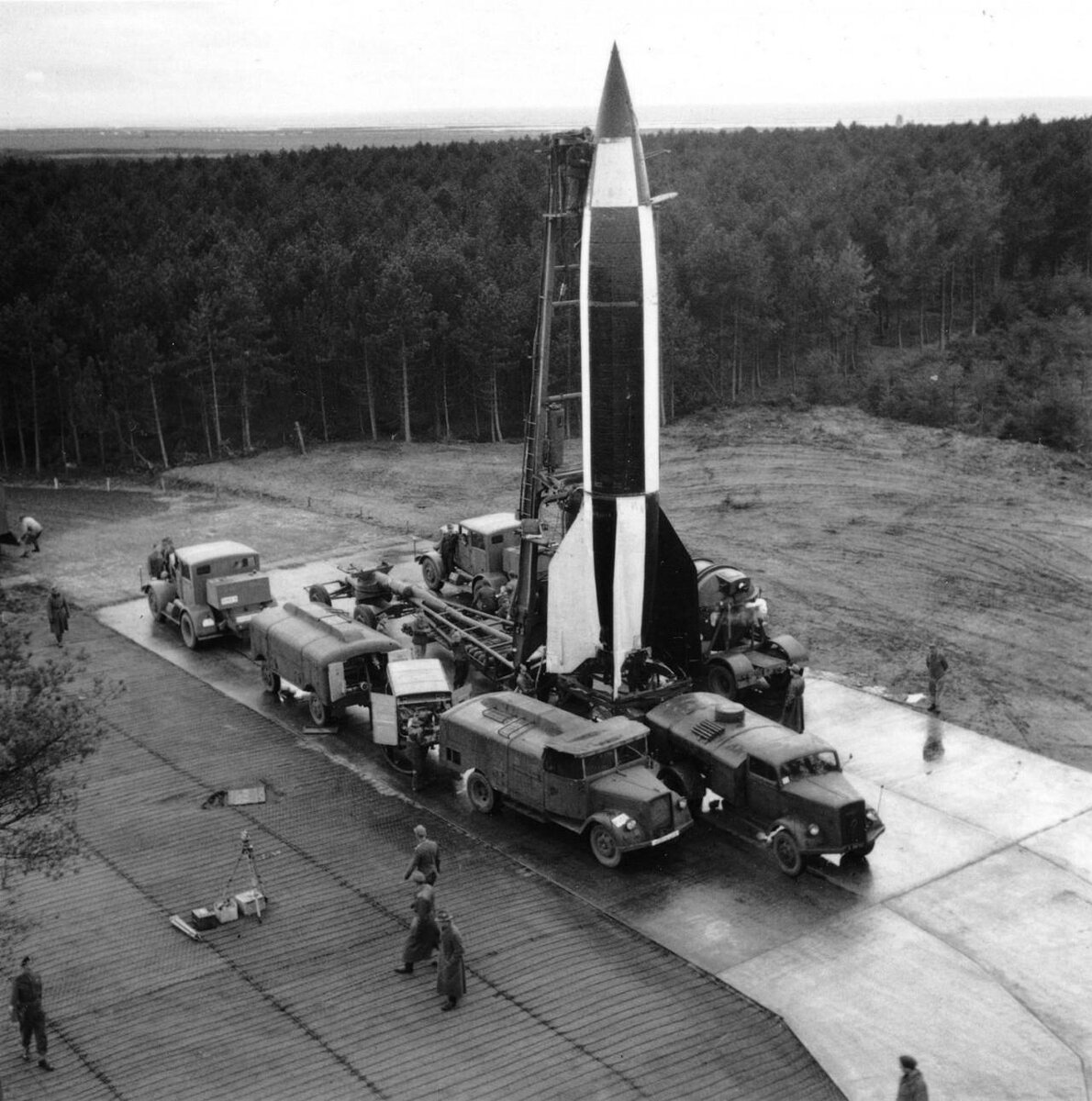 «Фау-2» на стартовой позиции.