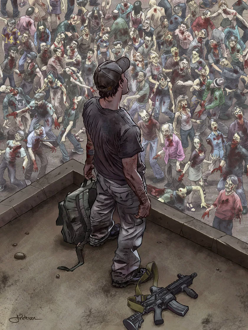 Эволюция в обратную сторону. Человек превращается в обезьяну. Перерождение в девушку. Человек среди людей арт. Ходячие мертвецы толпа зомби.