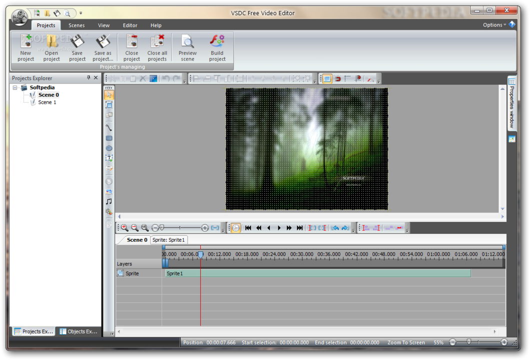 Интерфейс видеоредактора