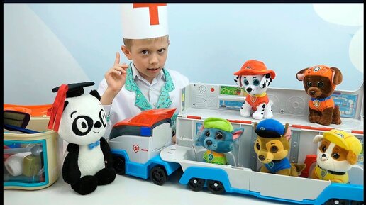 Доктор Даник лечит Игрушки - Развивающие видео для детей про Гигиену