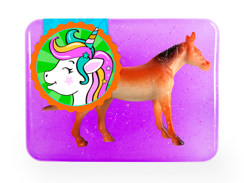 Мыло ручной работы с игрушкой