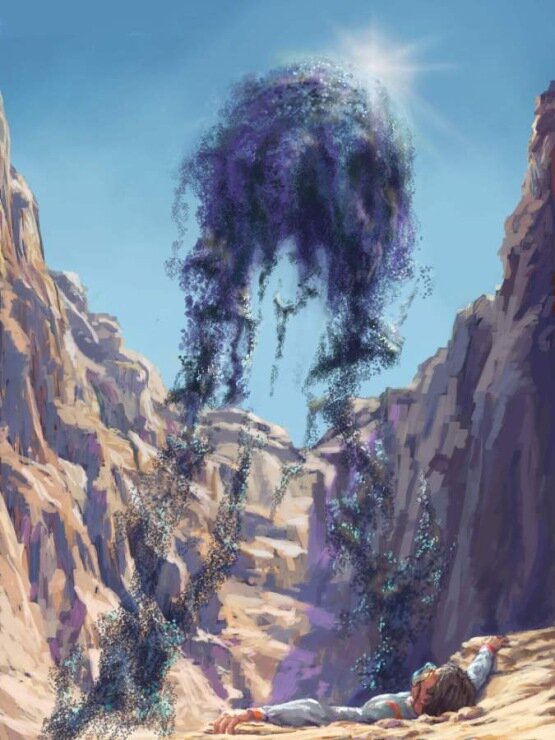 Роган против чёрной тучи в романе Непобедимый С. Лемма.