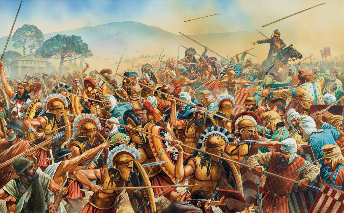 Битва при марафоне. Армия греков марафонская битва. Марафонская битва 490 до н. э.. Греко персидские войны марафонское сражение. Марафонская битва картина.