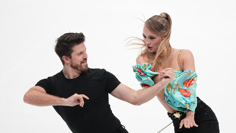     Александра Степанова и Иван Букин на контрольных прокатах сборной России РИА Новости