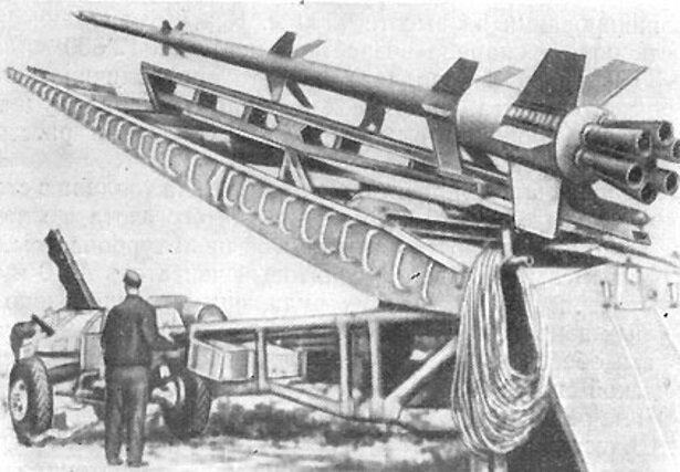 Пусковая установка ракеты «Рейнботе»