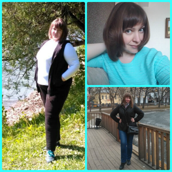 Сравнение фото марта 2018 и апреля 2019 года, демонстрирующее изменения и новую стрижку