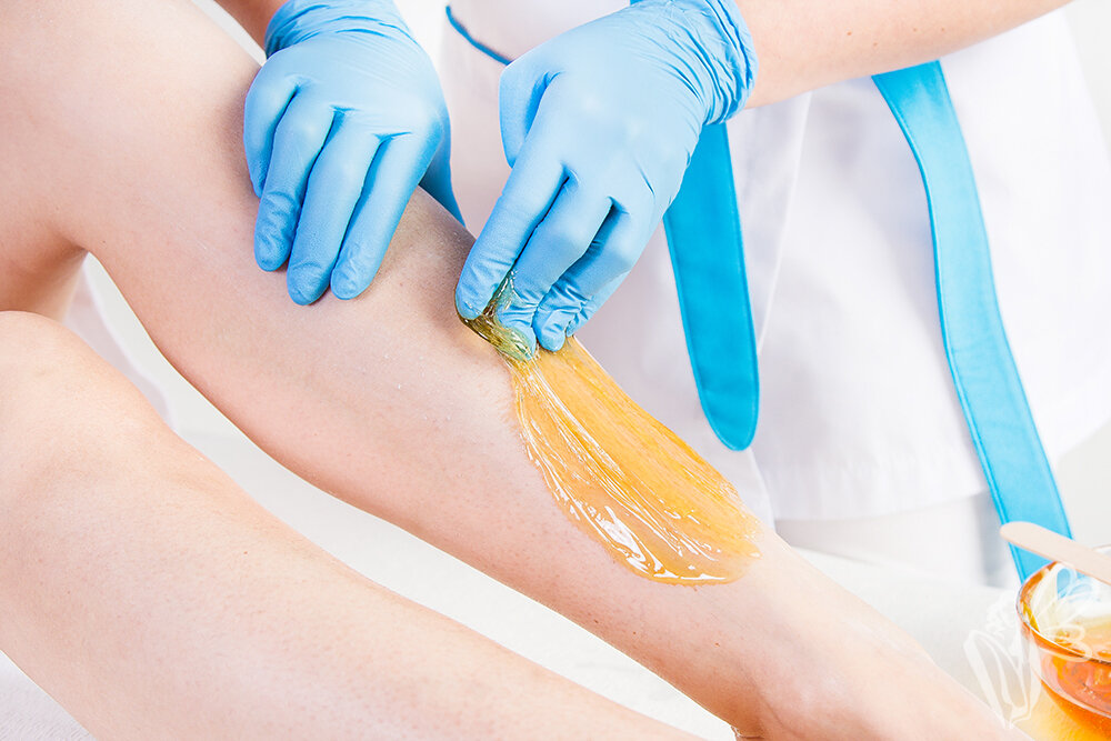 Шугаринг ног до колен. Фото из интернета