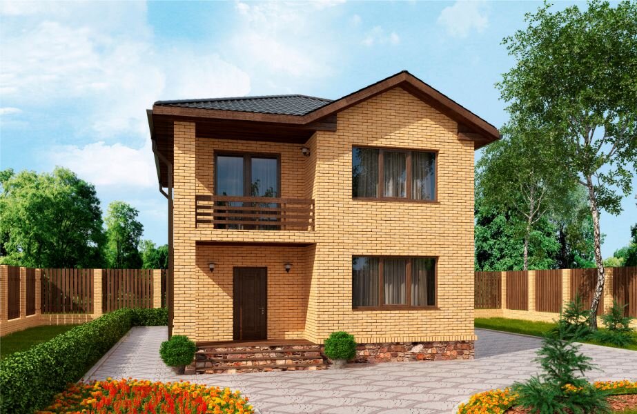 Вот такой дом можно построить вместо двушки и по стоимости двушки.