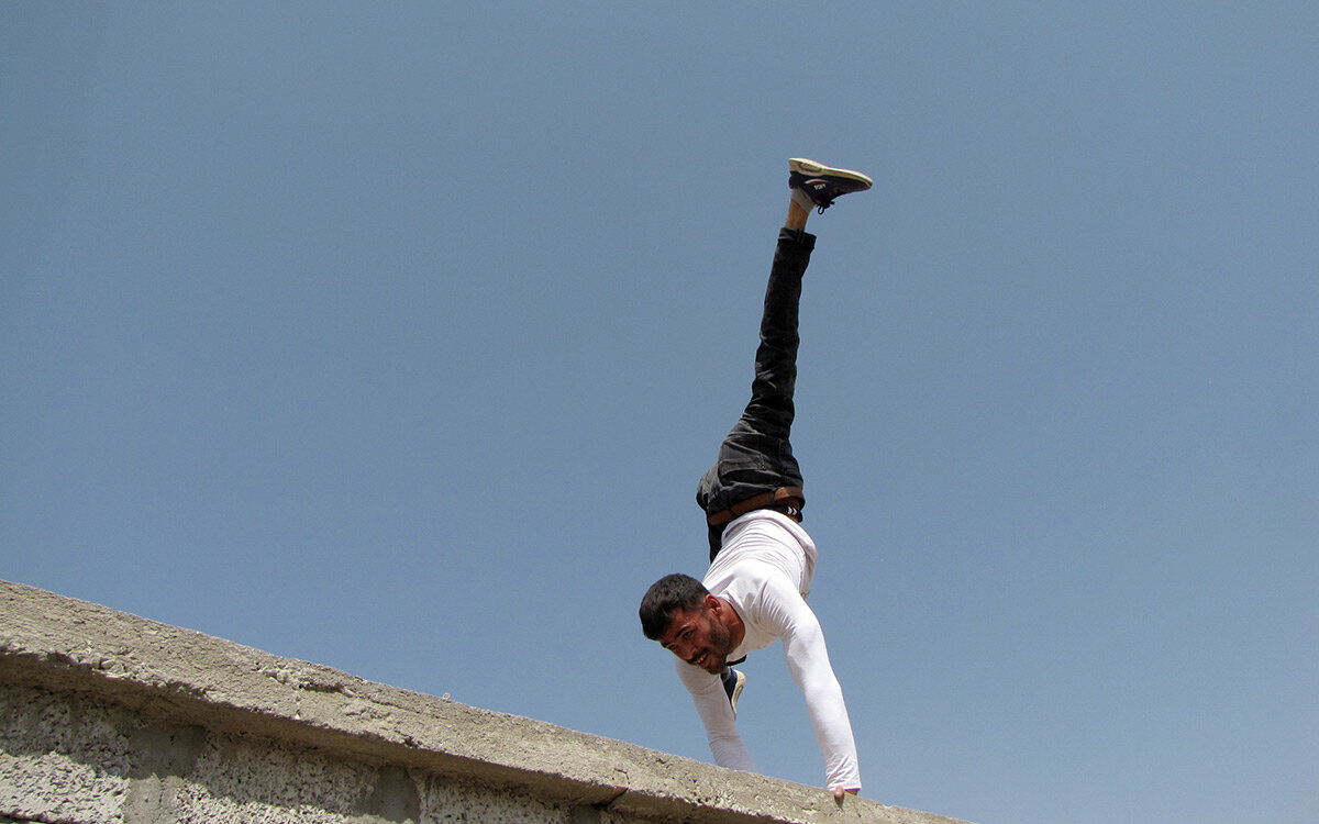 Исфандиёр Хамрохон во время тренировки. Фото Тилава Расул-заде