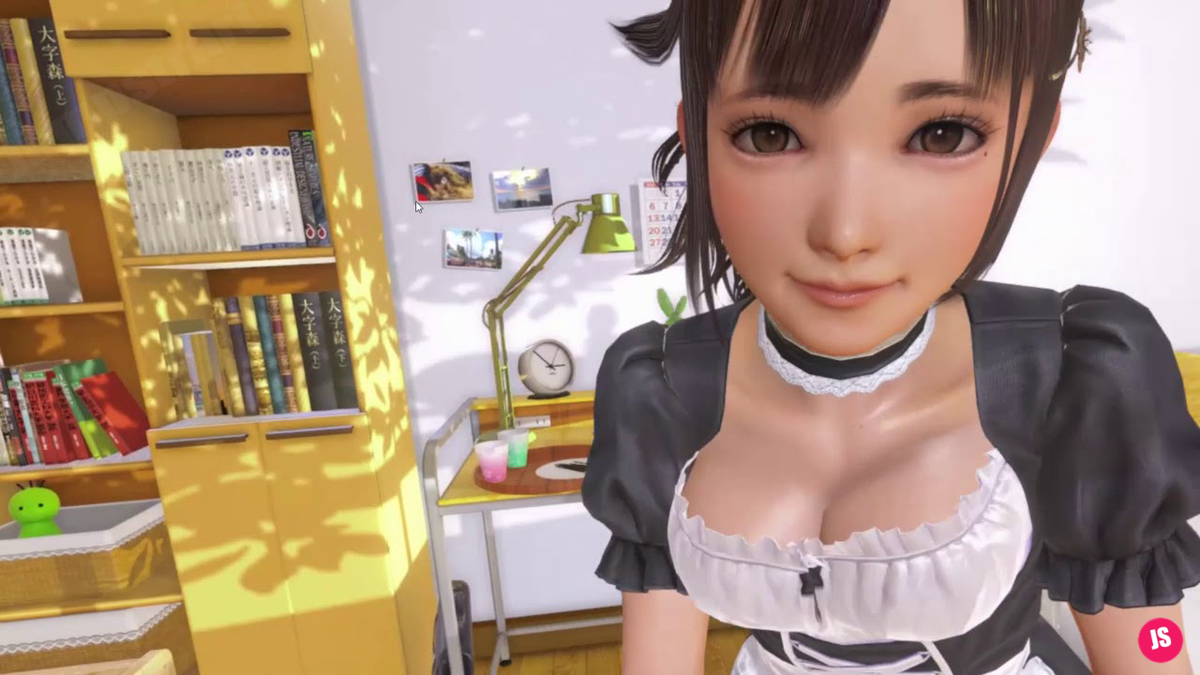 кадр из игры VR Kanojo