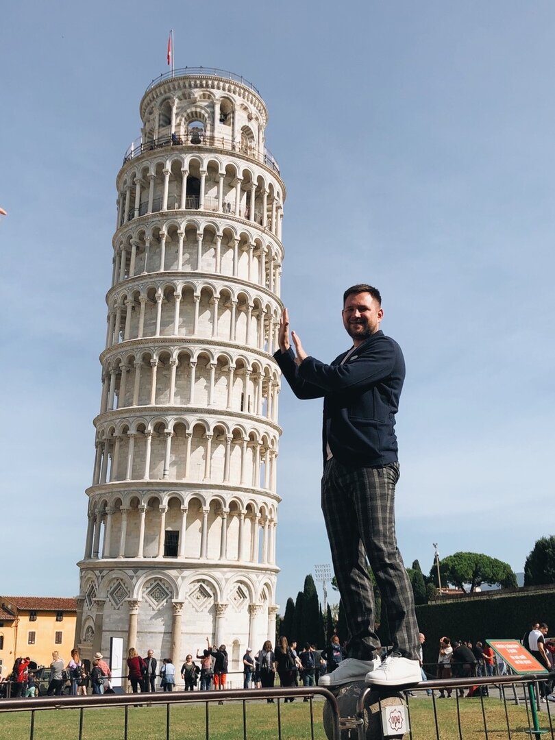 Автор канала. Пиза. Октябрь 2019 год.