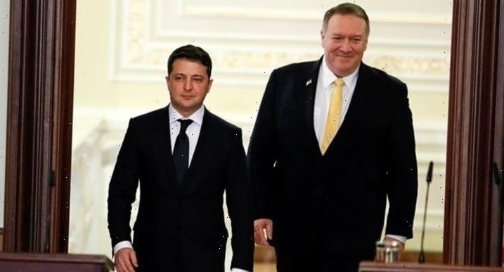 Зеленский и Помпео