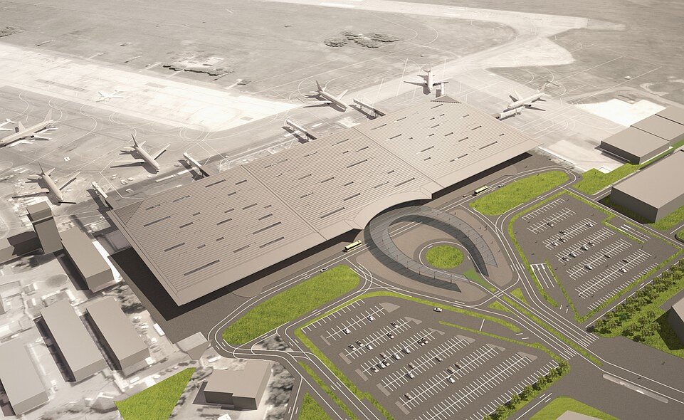 И даже так. Проект нового терминала аэропорта Краснодар/WP | ARC. Источник: КП Воронеж.