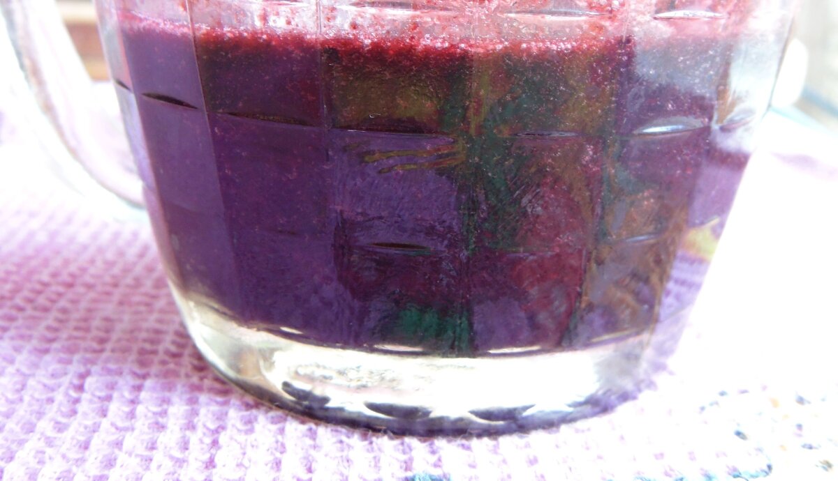 Черничный смузи "разжижающий" кровь для улучшения зрения