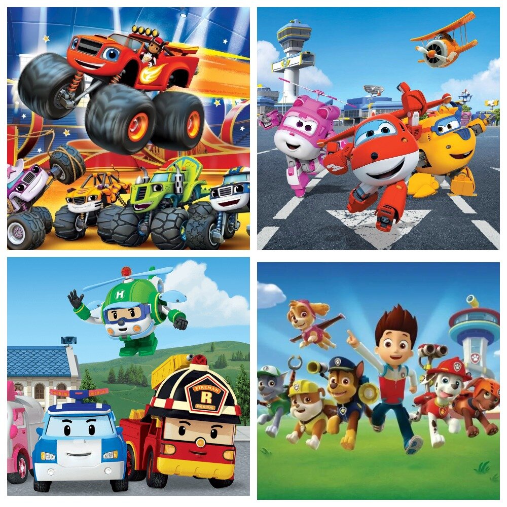 Вот примерно так выглядят современные популярные мультсериалы