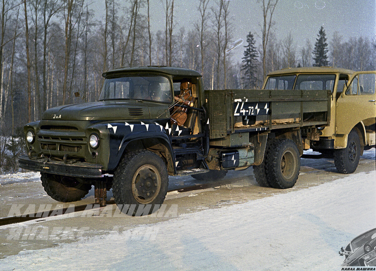 Краш-тест грузовика ЗИЛ-130, 1972 год | машина | Дзен