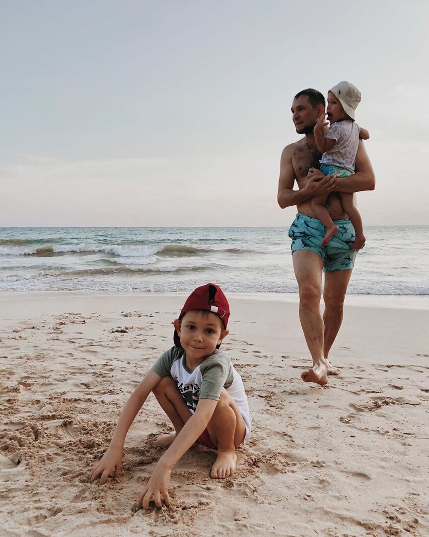 Мы на пляже Шри-Ланке