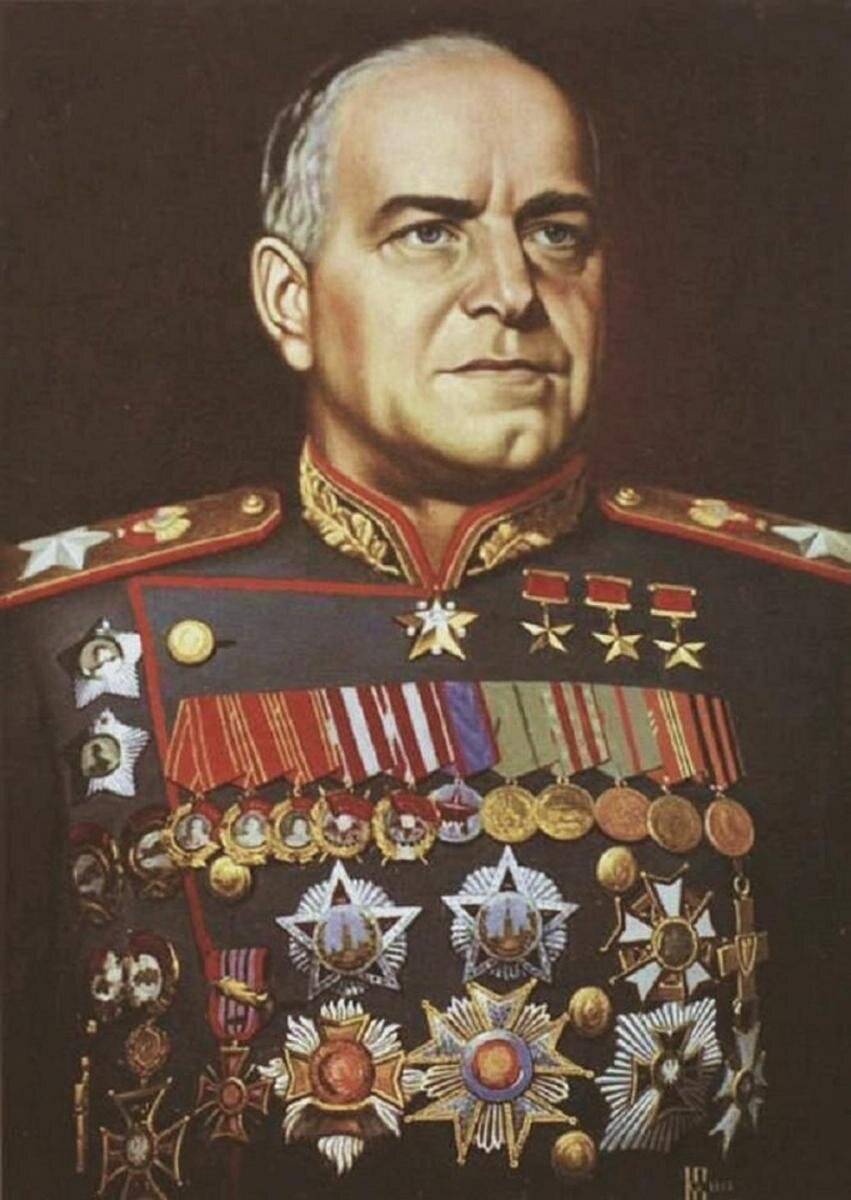 К. Васильев. Портрет маршала Г.К. Жукова. 1968 г.