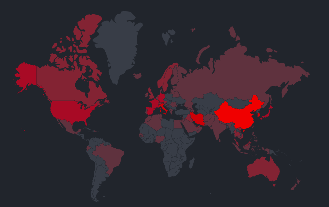 
Распространение коронавируса