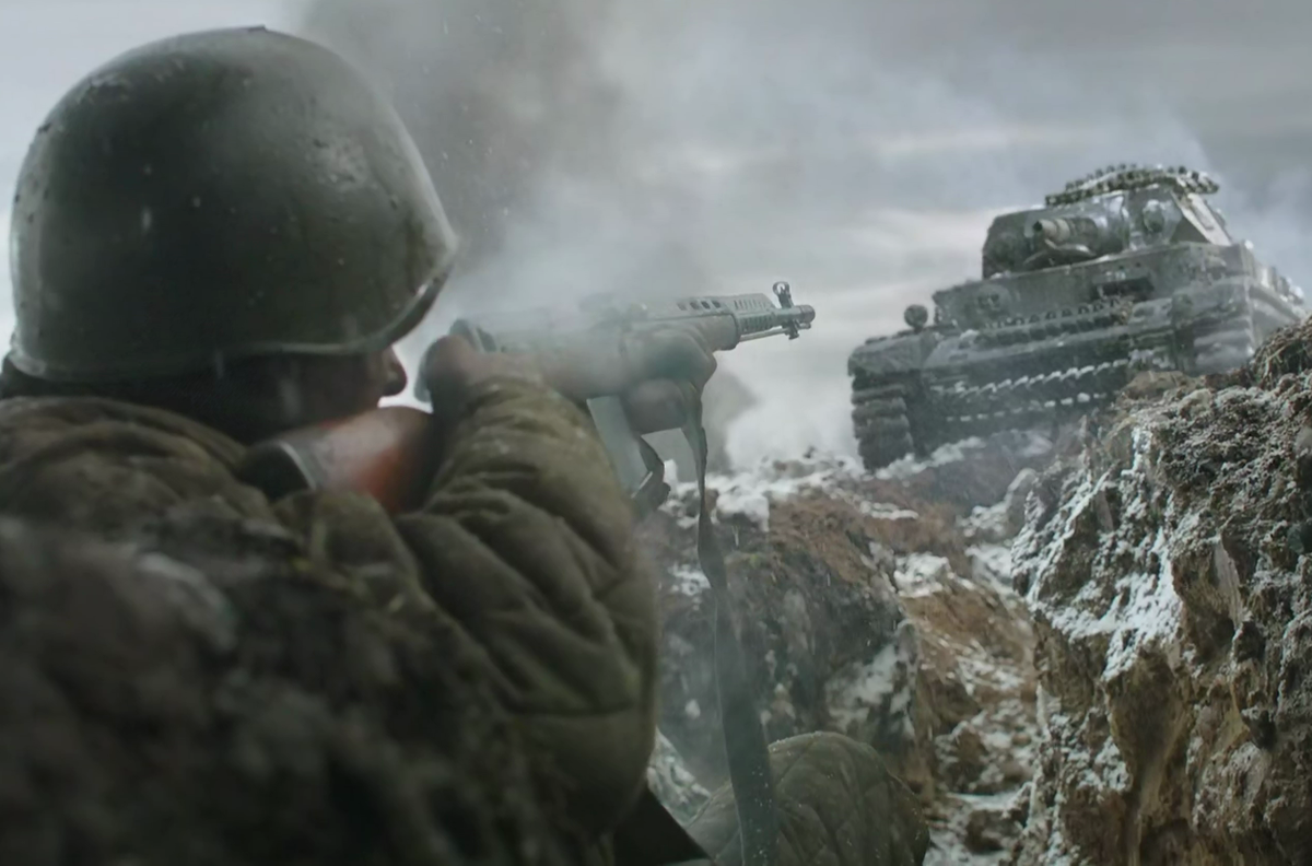 Кадр из фильма "28 панфиловцев", 2016 г.