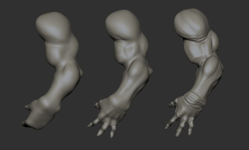      Слева — первый рид. Посередине — второй. Справа — третий. 