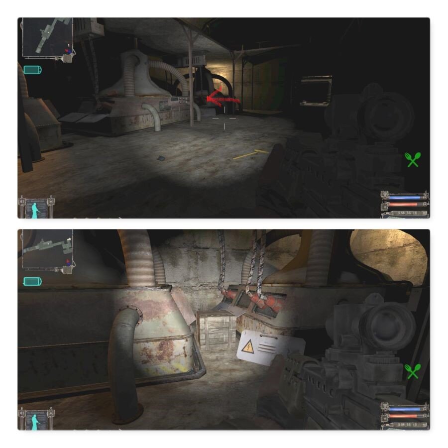 тут попалась граната и артефакт