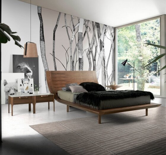 Каркас кровати Nature Life ≈ 212 т.р., Прикроватная тумба Nature Life ≈ 34 т.р.