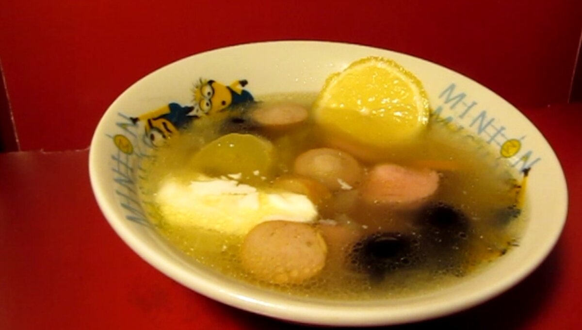 Солянка с почками