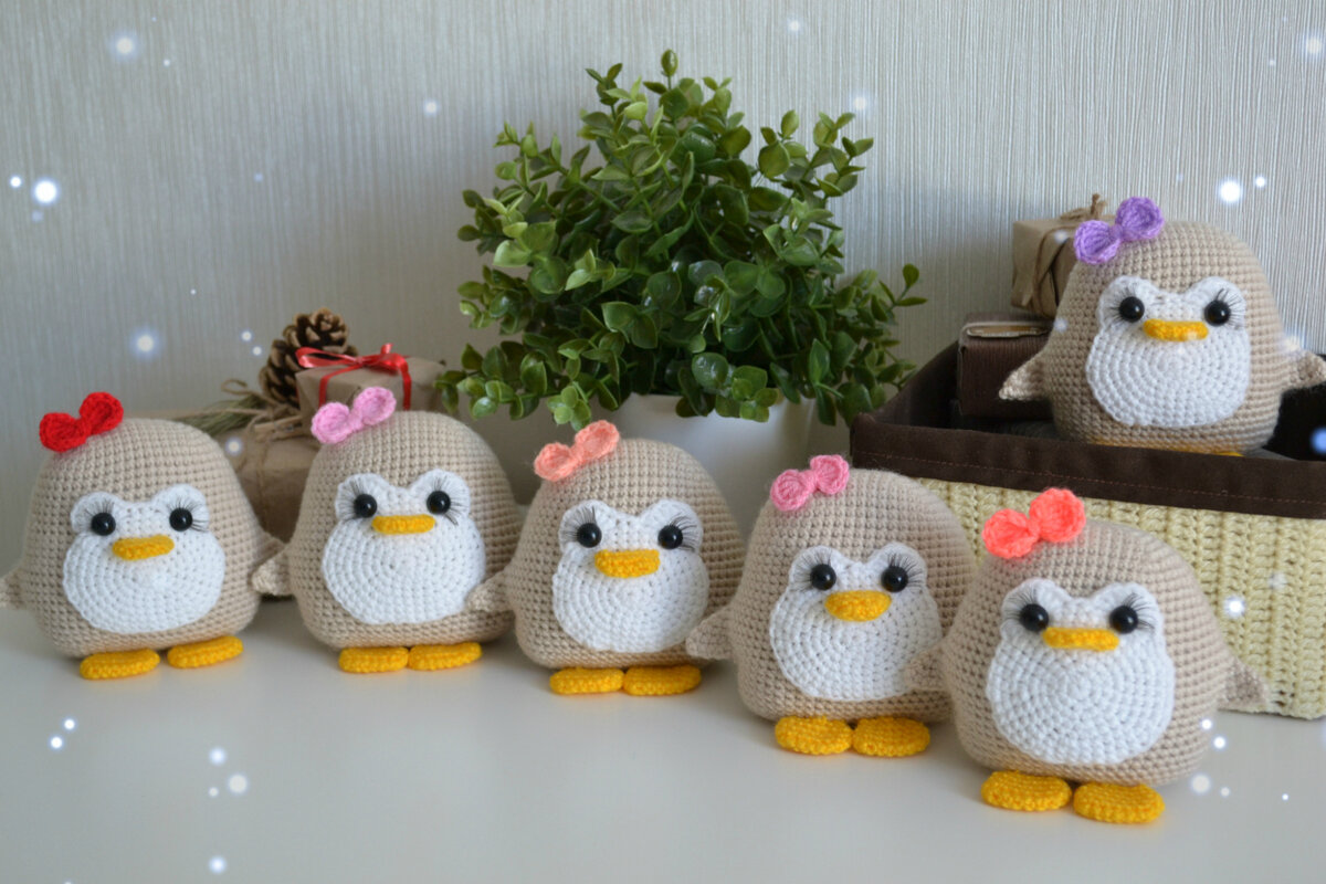 Пингвиняшки для подарка девочкам на 8 марта