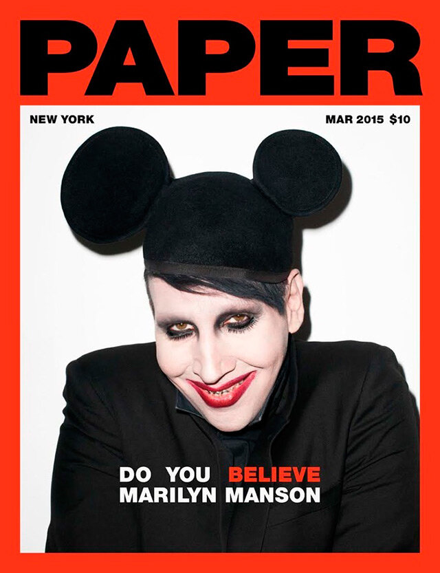 Мэрилин Мэнсон для   Paper Magazine