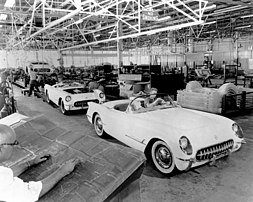 Chevrolet Corvette C1 -сборка 1953 года(wikipedia.org)