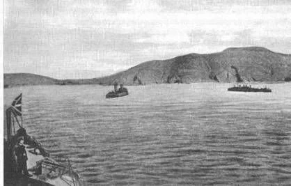  Миноносцы на Внешнем рейде Порт-Артура. 1904 г. 