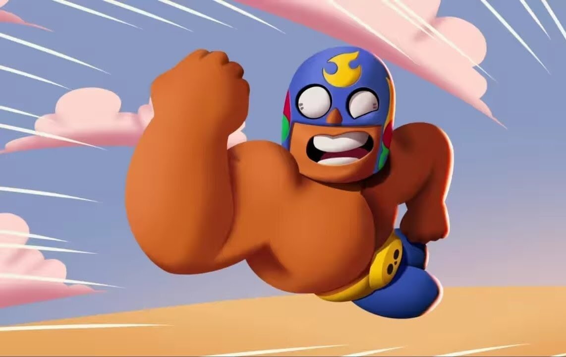 Боец Эль Примо из Brawl. Изображение взято с сервиса Яндекс.Картинки