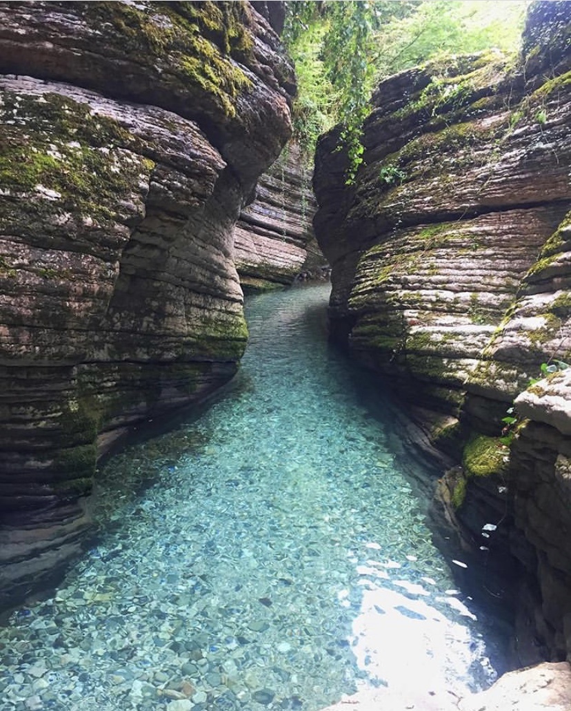 каньон горной реки Хашупсе
