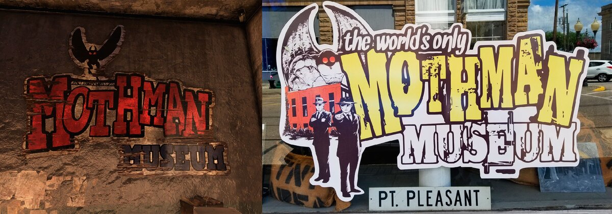 Вывеска Mothman Museum