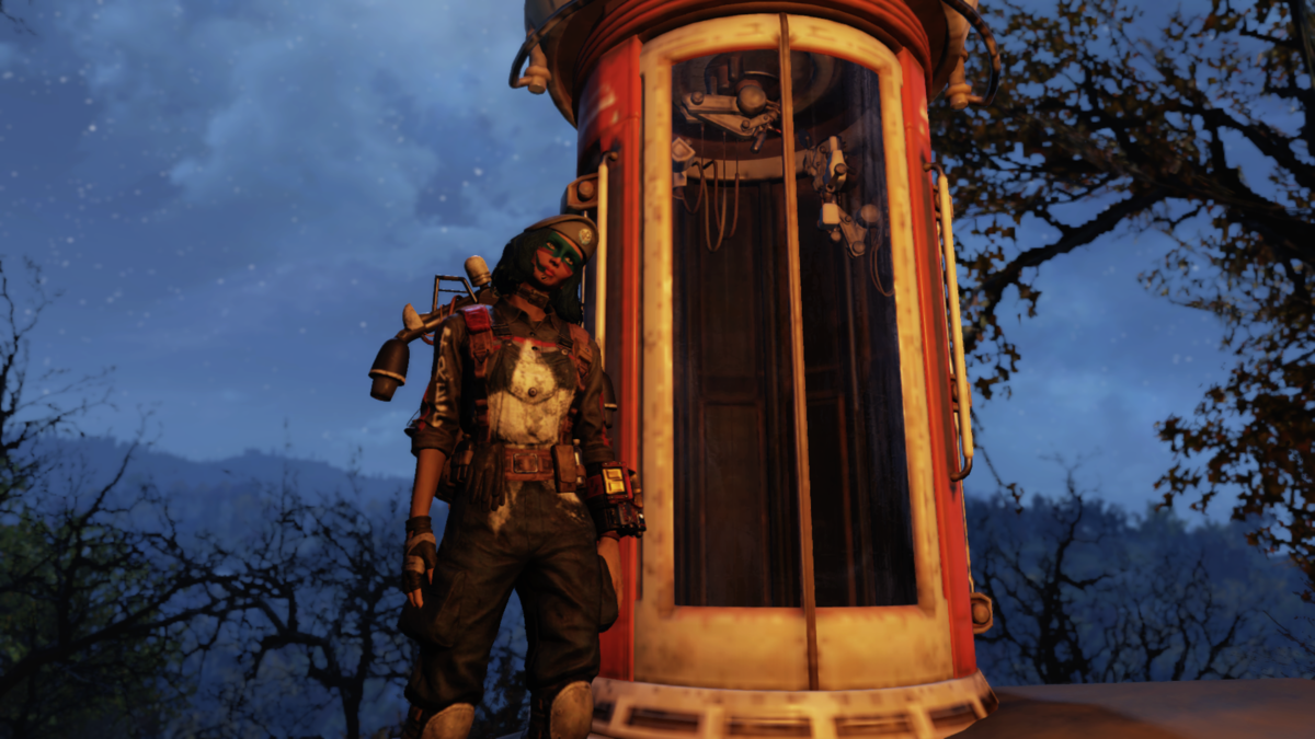 Симптомат в кампе - скриншот из игры Fallout 76