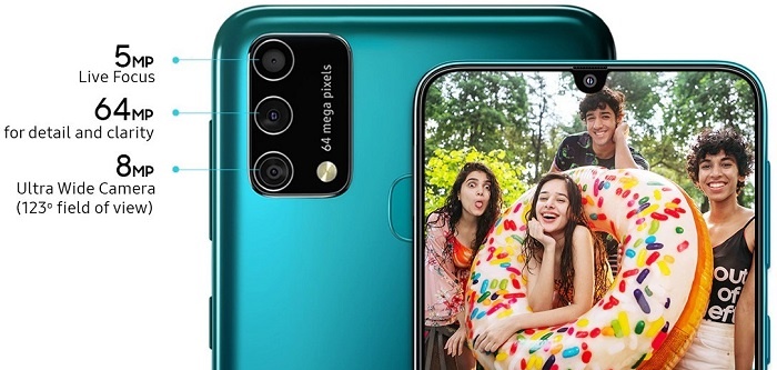 У Samsung Galaxy F41 тройная основная камера