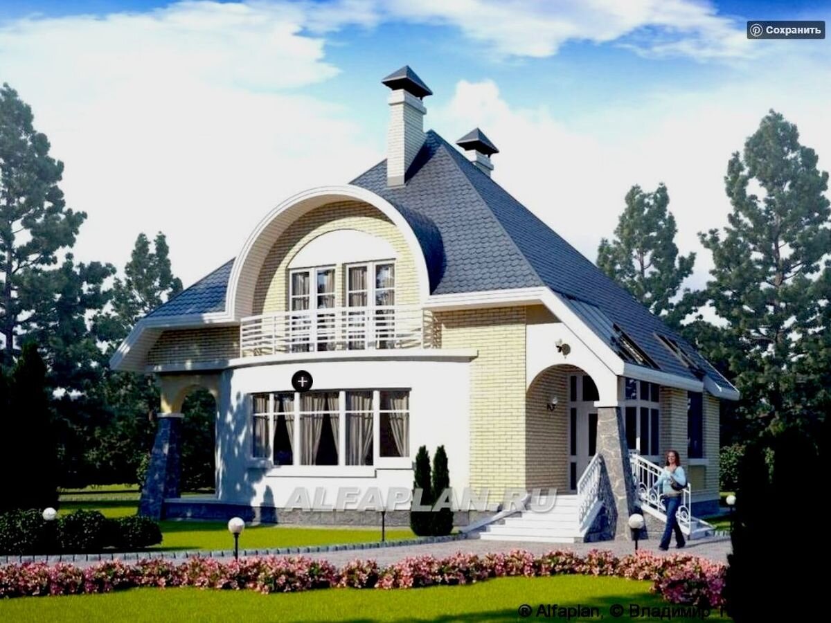 Проект дома 69Е «Свой остров», ©Владимир Тарасов