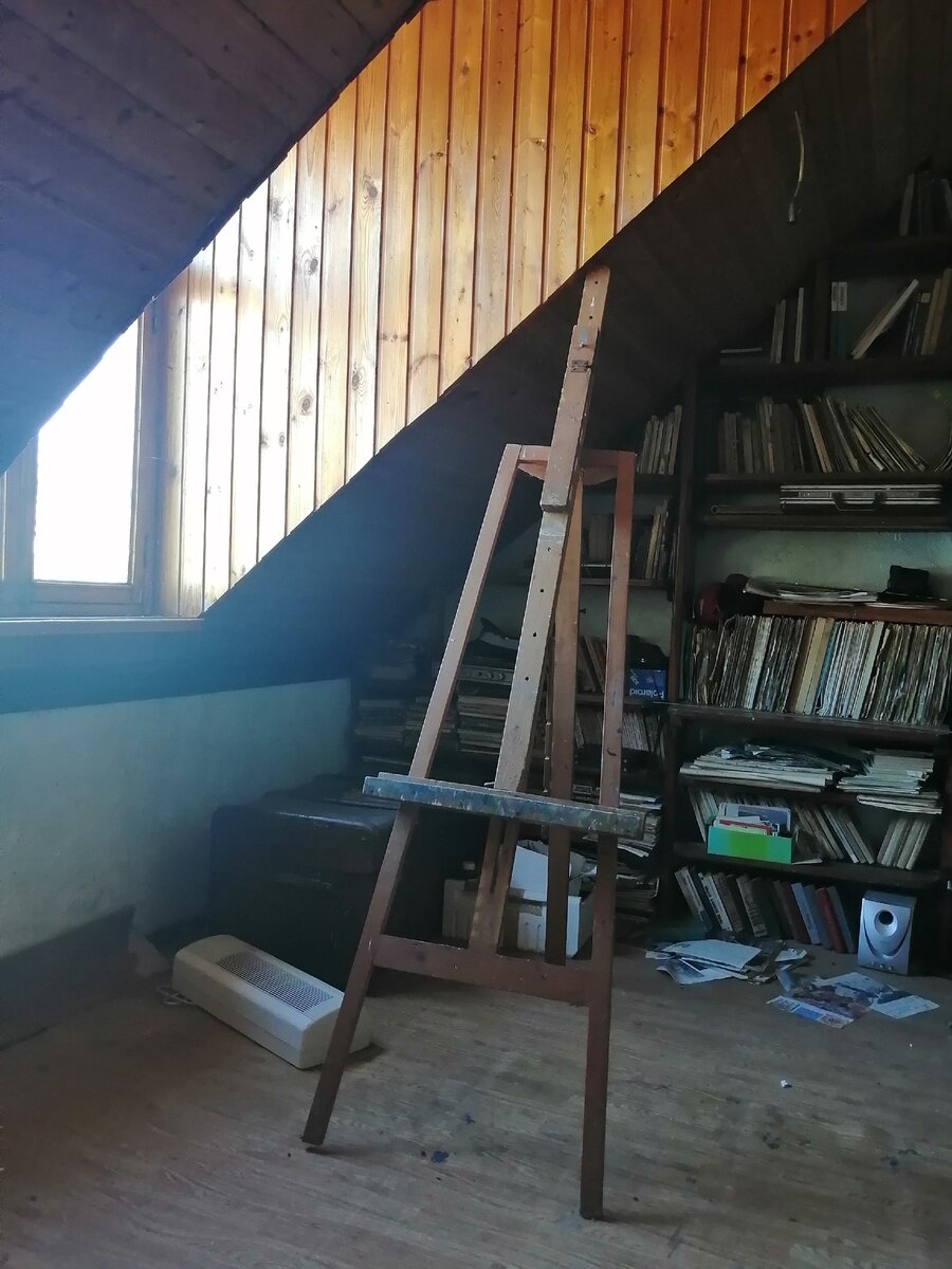 Фото автора. Кто сегодня займет мольберт и мастерскую ? 