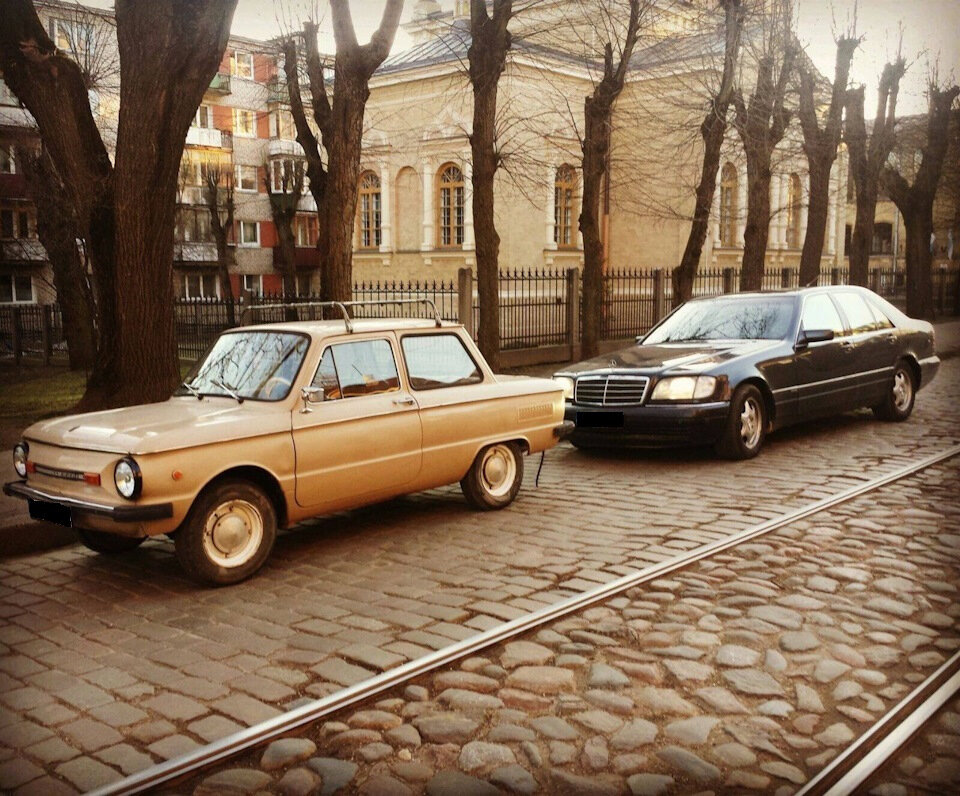 Мерседес и запорожец