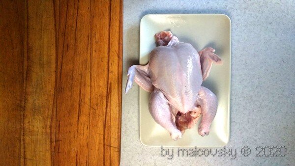 Курица с костями