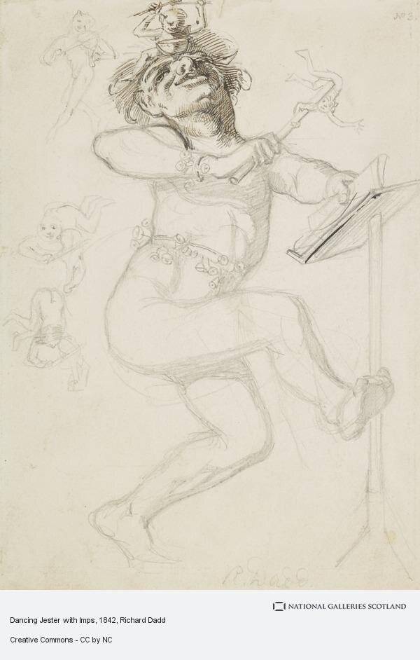 Танцующий шут, 1842 Ричард Дадд