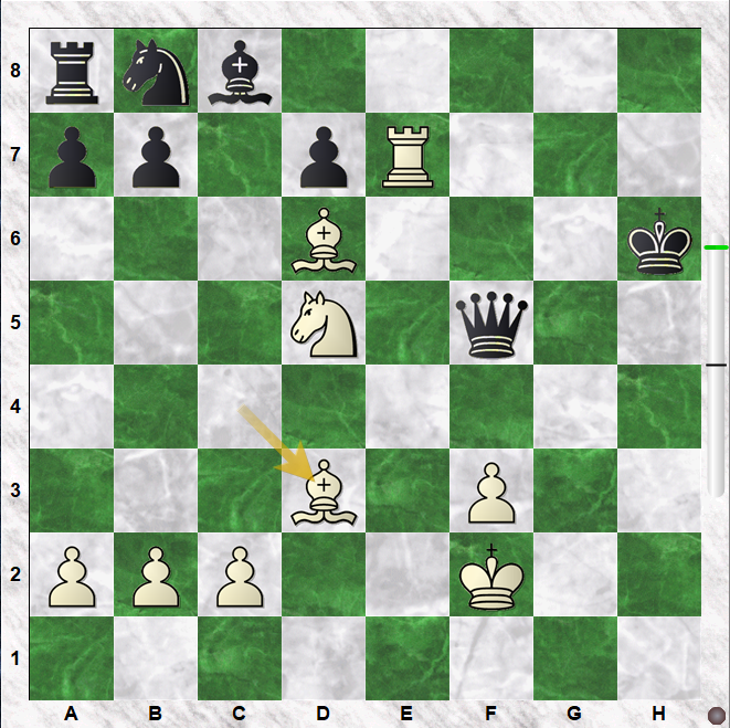 ход черных. Можно было мата избежать