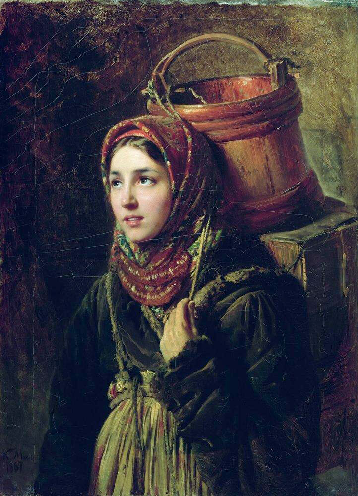 К.Е. Маковский "Селёдочница" 1867 г. Русский музей, Петербург. www.hudojnik-peredvijnik.ru