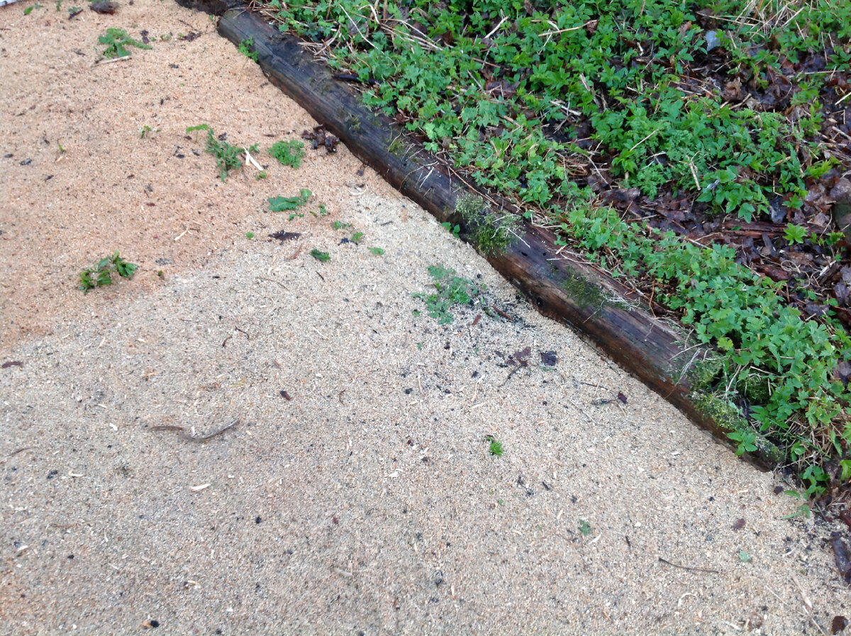 Свежезасыпанная площадка