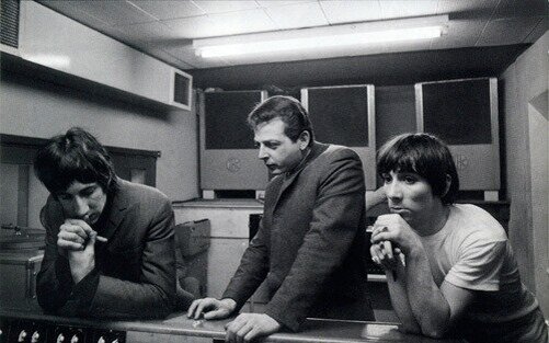 Шэл Талми и музыканты the Who в студии, фото с www.sheltalmy.com