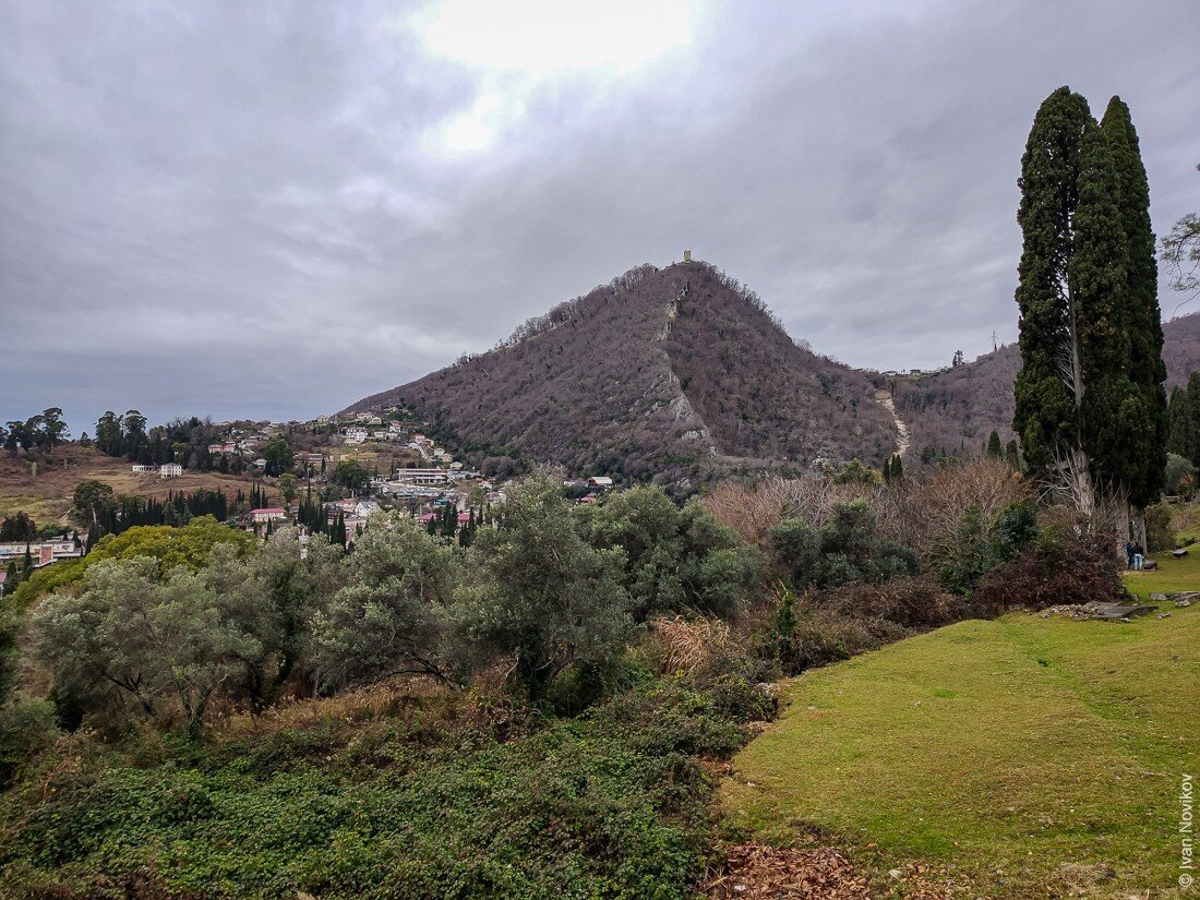 Иверская гора. Вид с Новоафонского монастыря