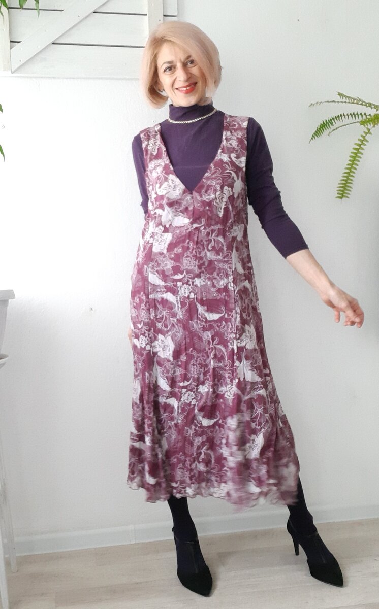 Платье и водолазка из секонд-хэнда