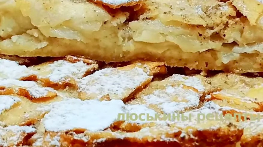 Простой яблочный пирог в духовке шарлотка рецепт с фото пошагово